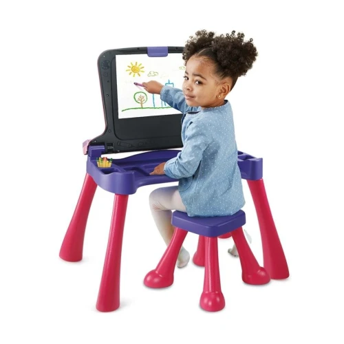 Magi Bureau VTech interactif 5 en 1 Mixte avec +24 activités éducatif - Jouet et Cadeau pour Enfants