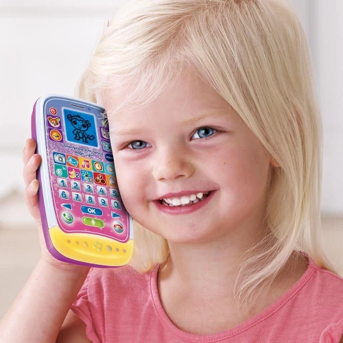 Smartphone VTech P'tit Genius Magic Light - Téléphone éducatif interactif Cadeau pour enfants
