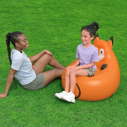Fauteuil Pouf et Chaise Gonflable Motif Animaux Ergonomique Bestway - Cadeau Parfait pour Enfants 