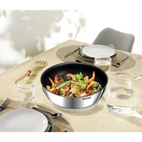 Batterie De Cuisine TEFAL 10 pièces à poignée amovible inox anti-adhésif - Tefal Ingenio Emotion