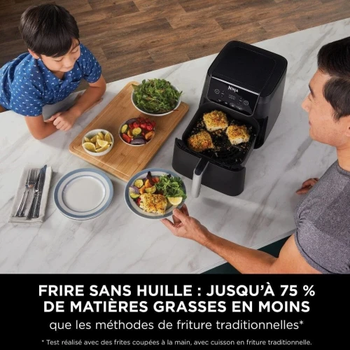 Friteuse Air Fryer NINJA sans huile 6.2L 2000W à air MAX PRO - 4 PROGRAMMES - AF170EU - قلاية هوائية