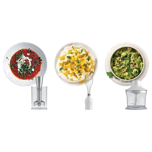 Bras Mixeur Plongeant Inox 3en1 Kenwood Triblade - 700W Avec Hachoir Et Fouet - خلاط يدوي
