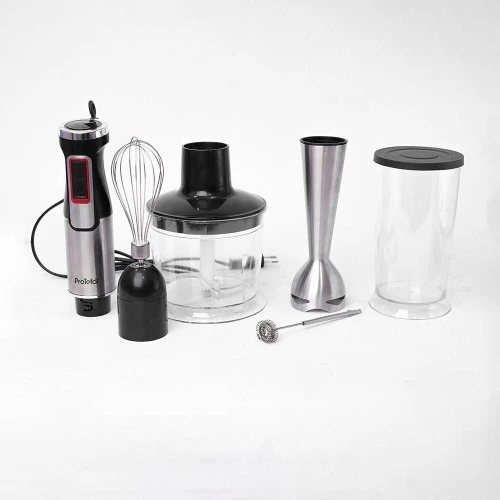 Bras Mixeur Plongeant ProTefal 4en1 1200W Avec Hachoir Fouet Émulsionneur De Lait - خلاط 4 في 1