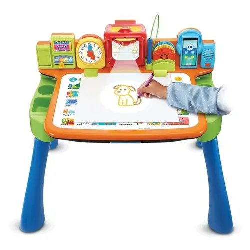 Magi Bureau VTech interactif 5 en 1 Mixte avec +24 activités éducatif - Jouet et Cadeau pour Enfants