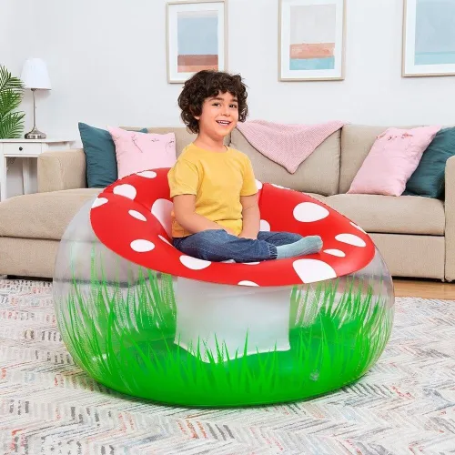 Fauteuil Pouf et Chaise Gonflable Géant Mushroom Ergonomique pour Enfants et adultes Bestway 