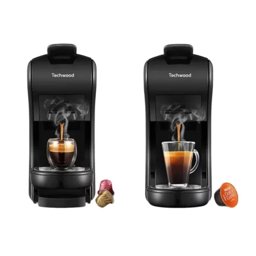Machine À Café 2 En 1 Multi Caps 19 Bar 1450W Techwood - ماكينة قهوة
