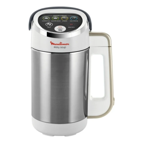 Blender Mixeur À Soupe Chauffant Moulinex Easy Soup 1000W 1.2L avec 5 Programmes INOX