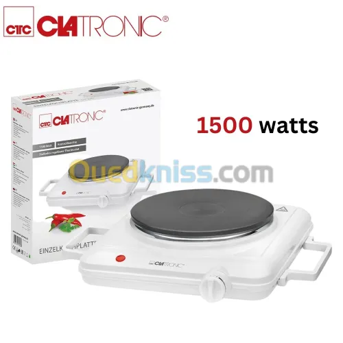 Plaque de Cuisson Chauffante électrique 1500W Clatronic