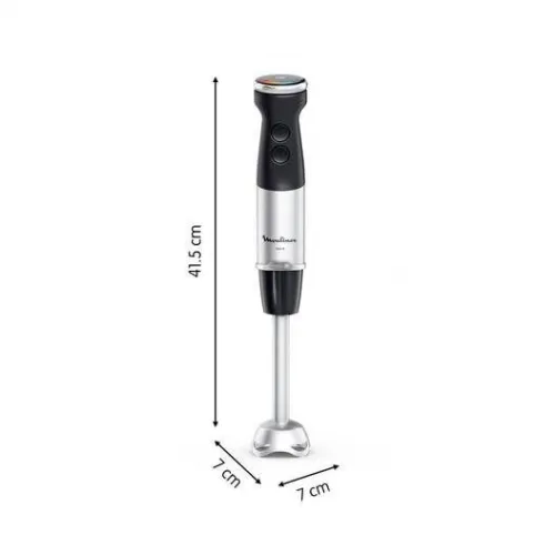 Bras Mixeur Plongeant 3en1 Moulinex QuickChef+ 1000W 20 Vitesses Avec Hachoir , Fouet , Verre Doseur