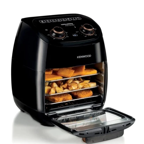 Friteuse Air Fryer et Four 2En1 KENWOOD 11L 2000W à Air Chaud Multifonctions Fenêtre Visible - kHealthy FRY HFP90