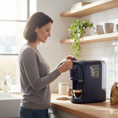 Machine à Café 4 EN 1 Multismart - 1400 W 20 Bars Poudre Et Capsule - ماكينة قهوة