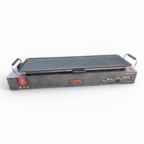 Plancha et Grill Électrique Royal Swiss 2000W XXL 90 x 23 cm avec Thermostat Réglable - RS-ED-001