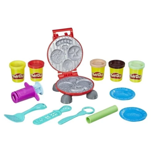 Play-Doh Set de Pate a Modeler Burger Barbecue avec 5 Pots - Kitchen Creations Cadeau pour enfants