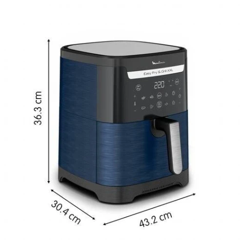 Friteuse Air Fryer Grill Moulinex sans huile 6.5L 1830W - 8 Programmes - Easy Fry & Grill - قلاية
