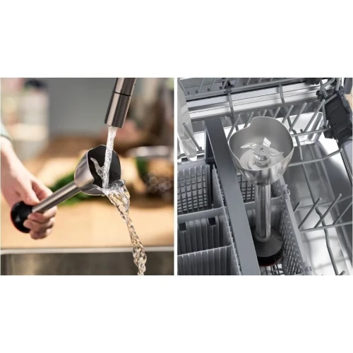 Bras Mixeur Plongeant BOSCH 4en1 Inox 1000W Avec Hachoir, Fouet, Verre Doseur - ErgoMaster Series 4