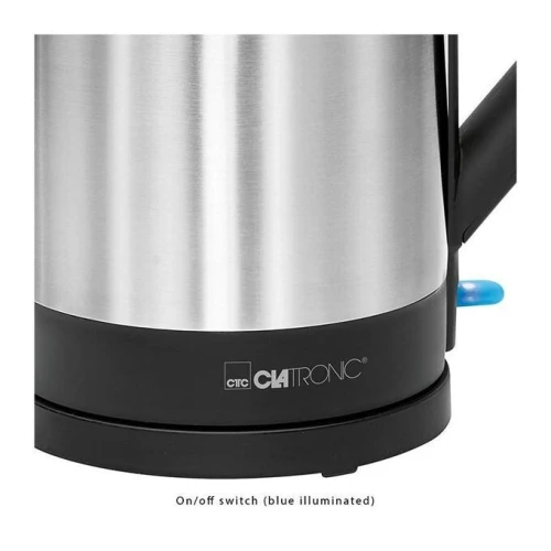 Bouilloire Électrique Clatronic Sans Fil En Inox 1.5L 2200W - غلاية كهربائية
