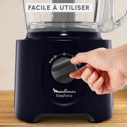 Robot Multifonction Moulinex EasyForce 800W 2.4L Avec 15 Fonctions et 4 Accessoires