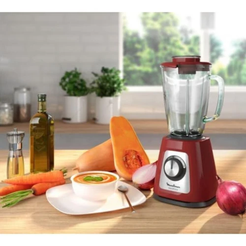 Blender Mixeur Moulinex Blendforce 800W 1.75L En Verre 2 vitesses Fonction Ice Crush - خلاط كهربائي