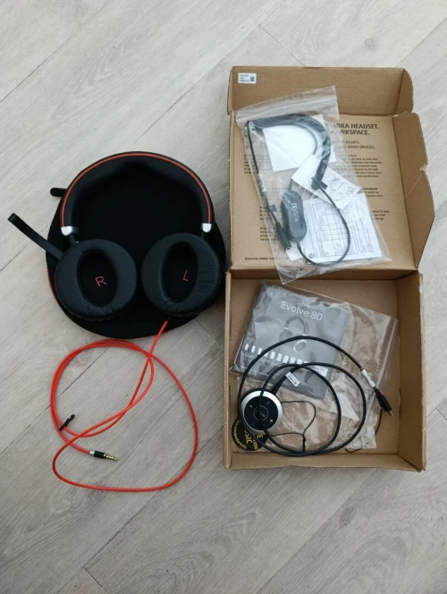 Casque Jabra evolve 80 stereo uc (usb-c) - État Neuf & complet