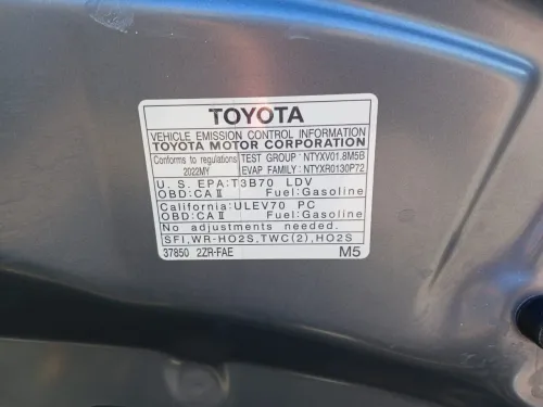 Toyota Corolla USA 2023 LE