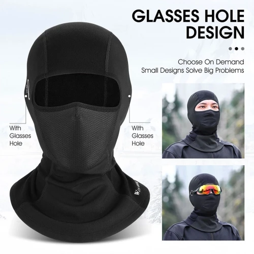 Pack Moto Hiver Cagoule Professionnel + Gants Pro Biker respirants avec protections antidérapantes