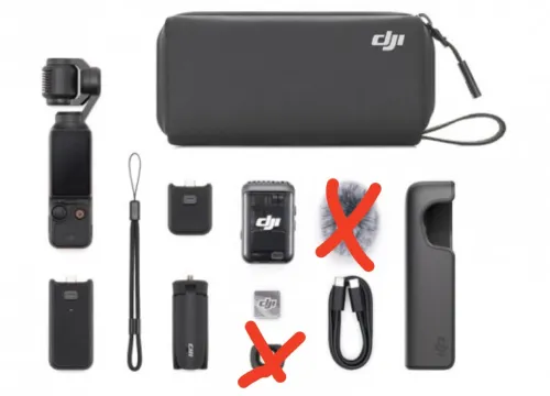 DJI Osmo pocket 3 creator combo avec carte memoire