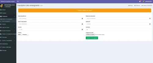 gestion scolaire