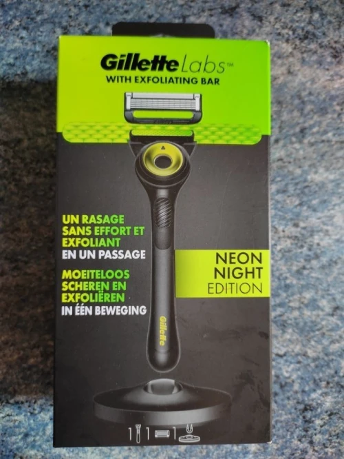 Rasoir GILLETTE Neon Night Edition avec Chargeur Labs