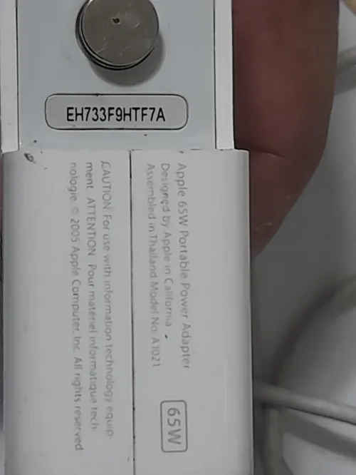 Chargeur pc macbook 65 w