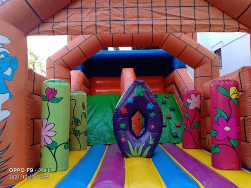 Toboggan location trompoline
