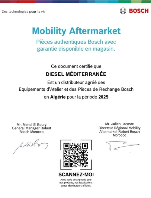 DISTRIBUTEUR OFFICIEL EN DIESEL INJECTEUR ET POMPE A INJECTION 