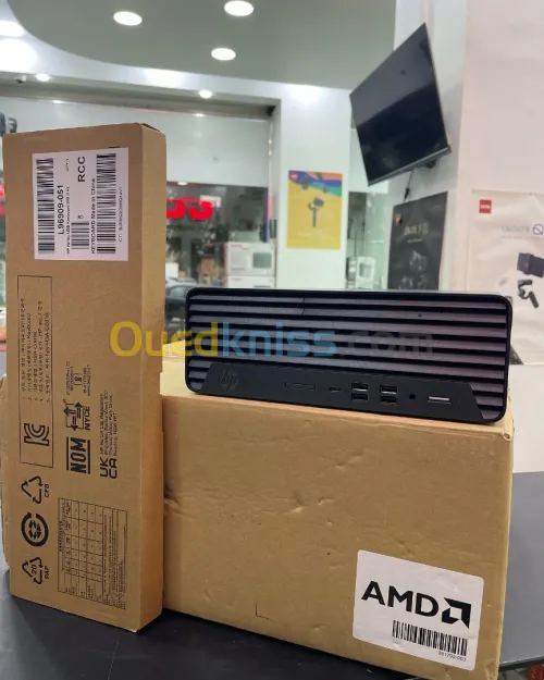 HP ELITEDESK 805 G6 SMALL SFF AMD Ryzen 5 PRO 4650G jusqu'à 4,20 GHz  8GB DISQUE 256GB SSD