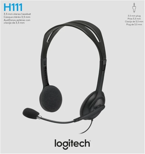 LOGITECH H111 STEREO MULTI-DEVICE HEADSET 3.5MM