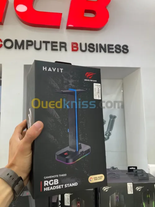 SUPPORT STAND CASQUE GAMENOTE HAVIT HY505 TH610 TH650