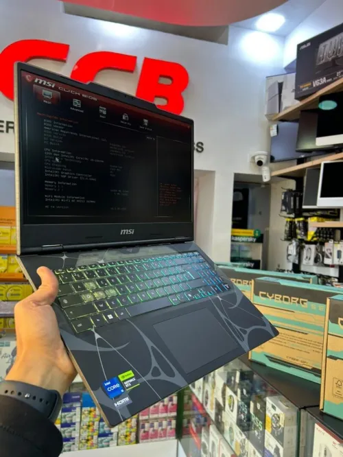 MSI CYBORGB 15 B13WEKG  i5-13420H RAM 16GB 512GB SSD 15.6" FHD NVIDIA GeForce RTX 5050 8GB GDDR7