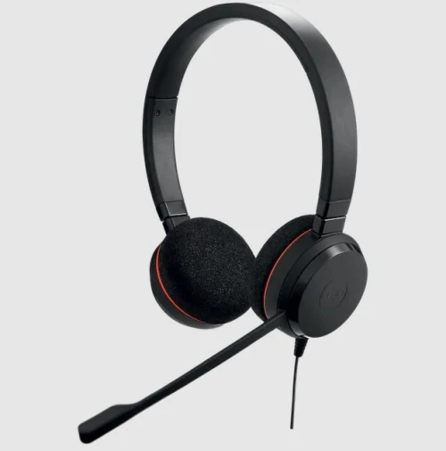 Jabra Evolve 20 Stereo / Mono Casque professionnel avec gestion simplifiée des appels USB-C / USB-A