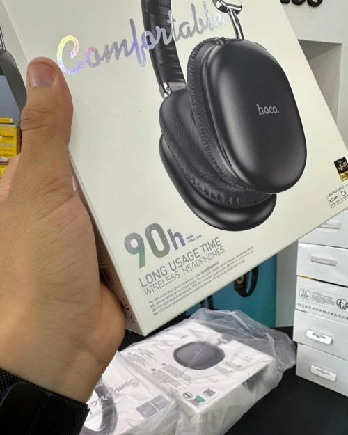 Casque Sans Fil Hoco W35 Max jusqu à 90hr  Hi-Fi Audio Bluetooth 5.3