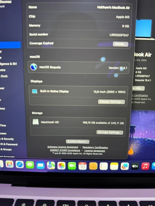 Vend Mac Book air