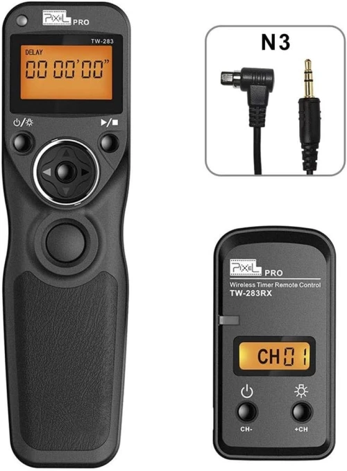 Remote Control PIXEL TW-283 N3 sans Fil Déclencheur Minuteur - Câble pour Canon