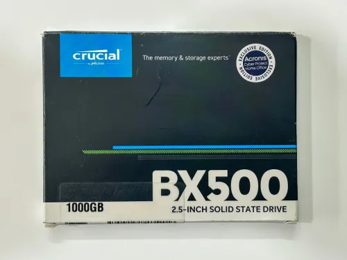 SSD 1To Crucial BX500 SATA 2.5 Interne, jusqu'à 540MB/s, 3D NAND