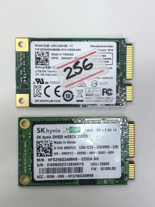 SSD mSATA 128Go / 256Go