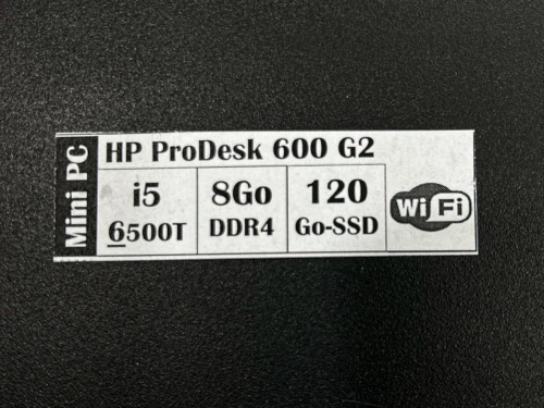 MINI PC HP i5 6eme / 8Go/120Go SSD /WIFI