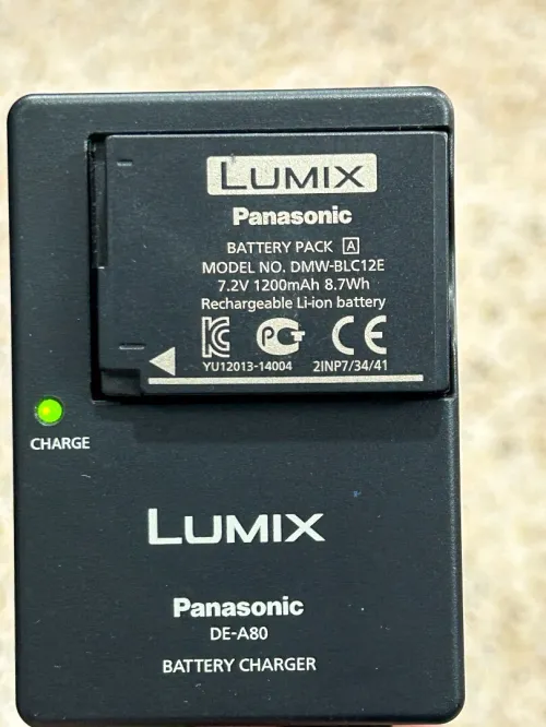 Chargeur de batterie DMW-BLC12E  Marque  : PANASONIC  DE-A80