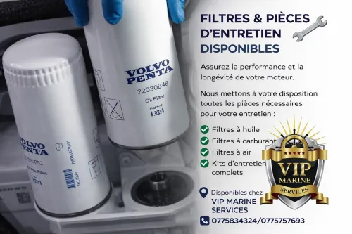 filtres & Soufflets pour moteurs Volvo Penta