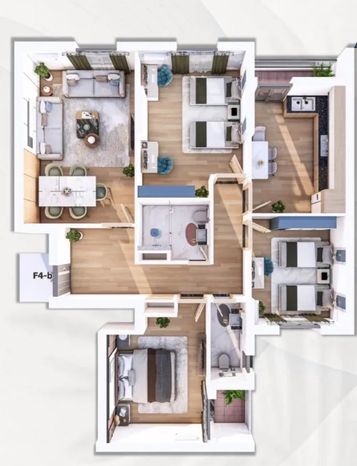 Vente Appartement F4 Oran Bir el djir