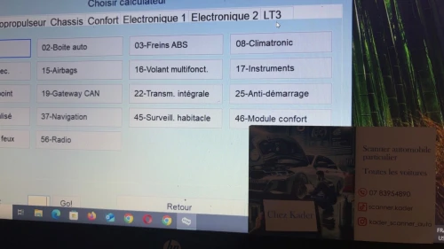 Scanner auto a domicile 