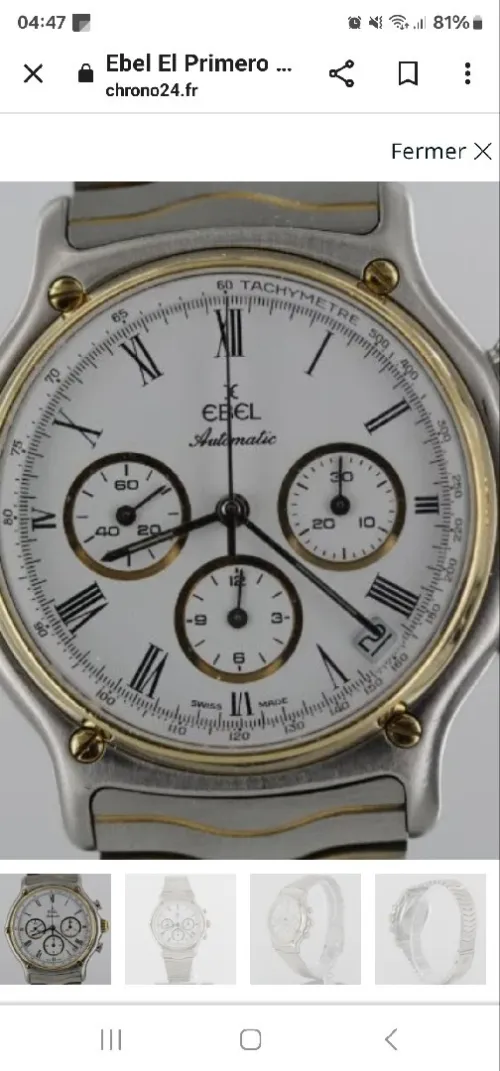 Montre suisse EBEL 