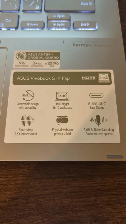 ASUS Vivobook S 14 Flip TP3402V (i5 13th Gen / 512GB SSD / 8GB RAM)