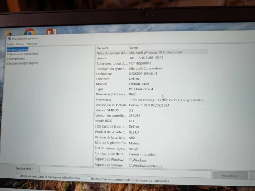 Pc portable DELL LATITUDE 3420