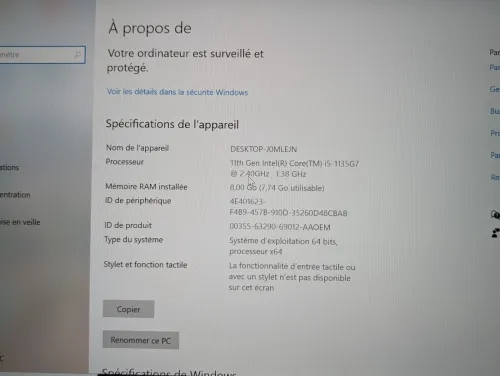 Pc portable DELL LATITUDE 3420